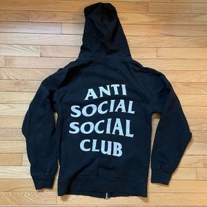 Anti Social Social Club Full Zip Sweatshirt